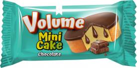 Кекс Volume Mini в какао глазури с шоколадным соусом 16 гр