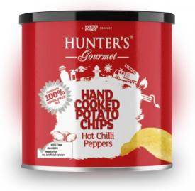 Чипсы Hunter`s Gourmet Острый Перец Чилли 40 гр банка