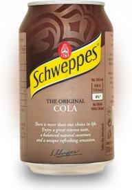 Напиток сильногаз. б/а Schweppes The Original Cola 330 мл ж/б