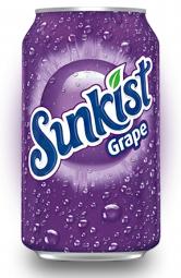 Напиток Sunkist Grape 0,355 л